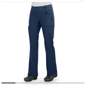 Cherokee knit waist pull on scrub pants Large TALL